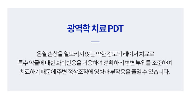 PDT 광역학 치료